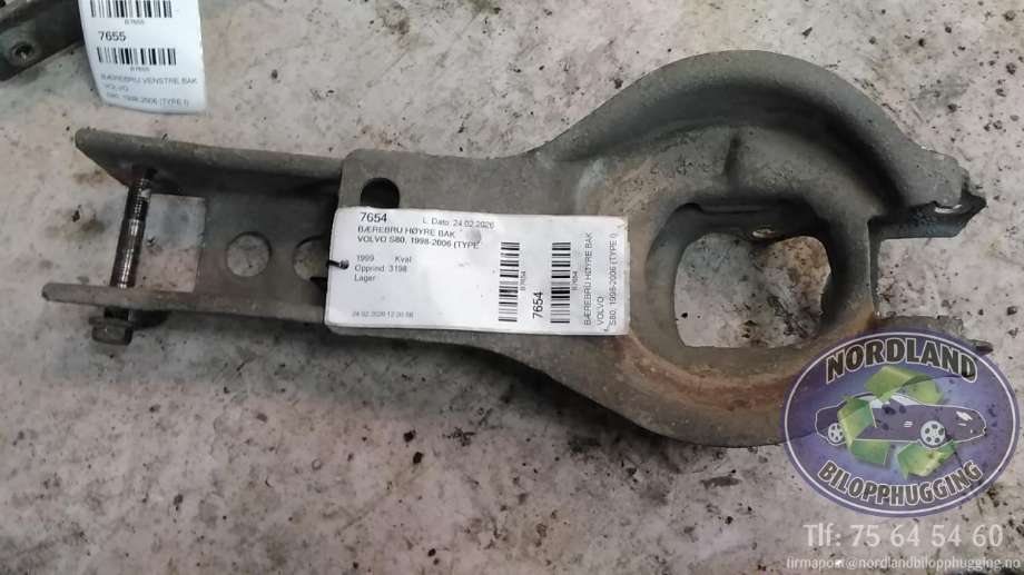 Bærebru høyre bak til Volvo S80, 1998-2006 (Type I)  