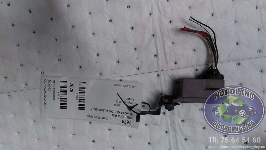 Rele diverse til Toyota Corolla, 2002-2007  (8594202020)