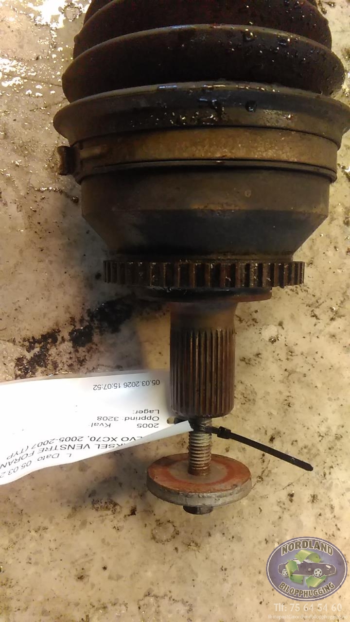 Drivaksel venstre foran, diesel/automat til Volvo XC70 2005-2007 (Type I, Fase 2)  (8252038|)