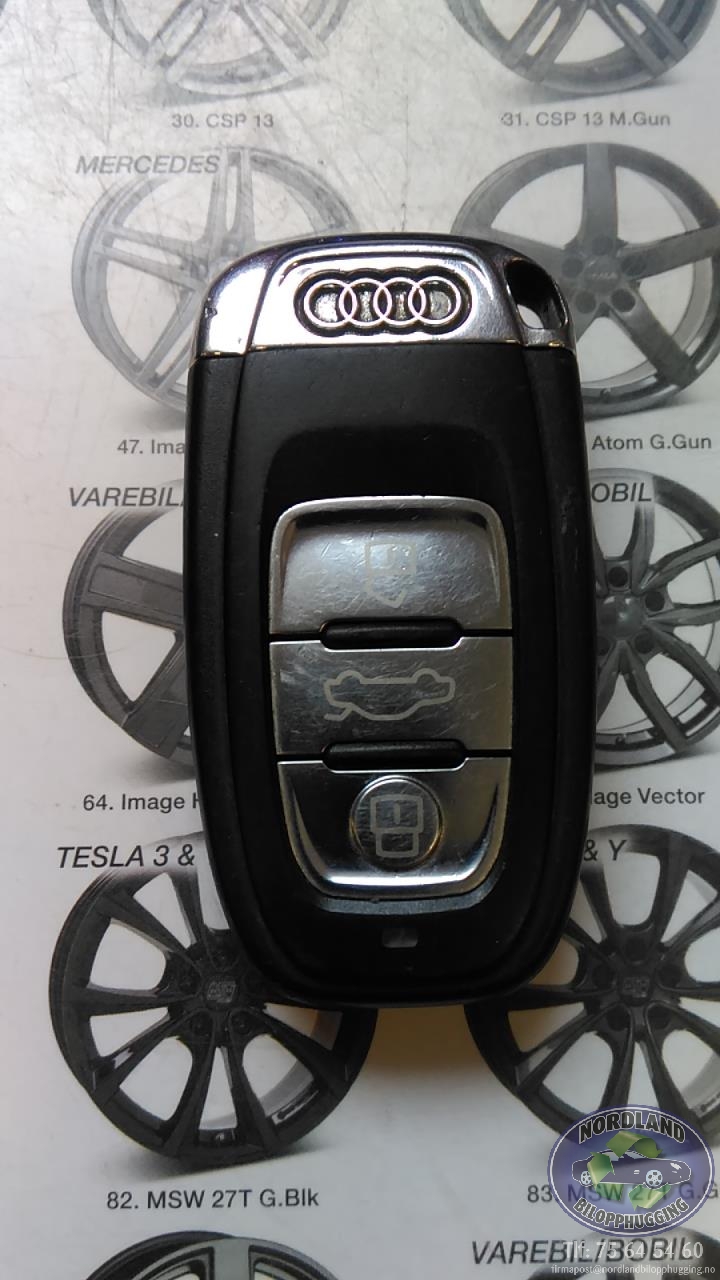 Nøkkel til Audi A4, 2007-2014 (Type IV) (B8) (B8) 