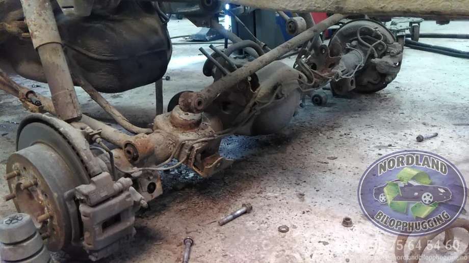 Kardang klokke bak til Toyota Land Cruiser 120, 2002-2009  
