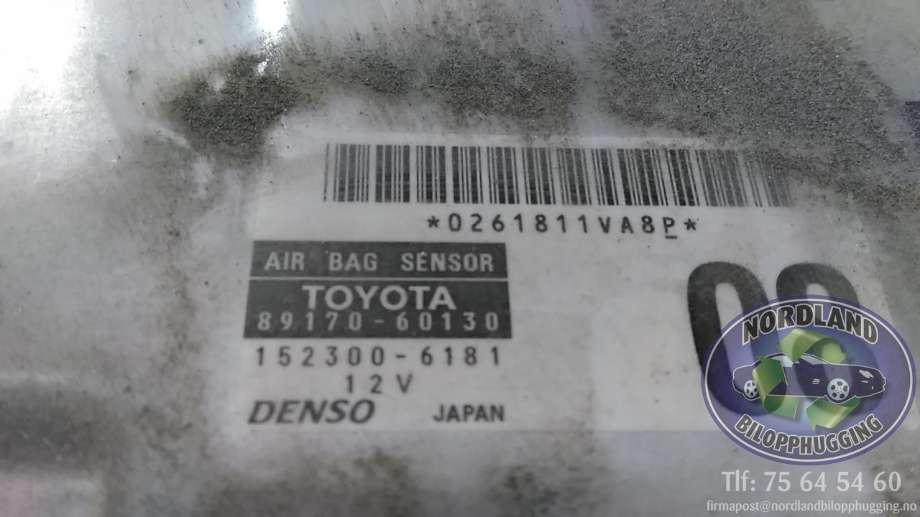 Styreenhet airbag hovedsensor til Toyota Land Cruiser 120, 2002-2009  (8917060130)