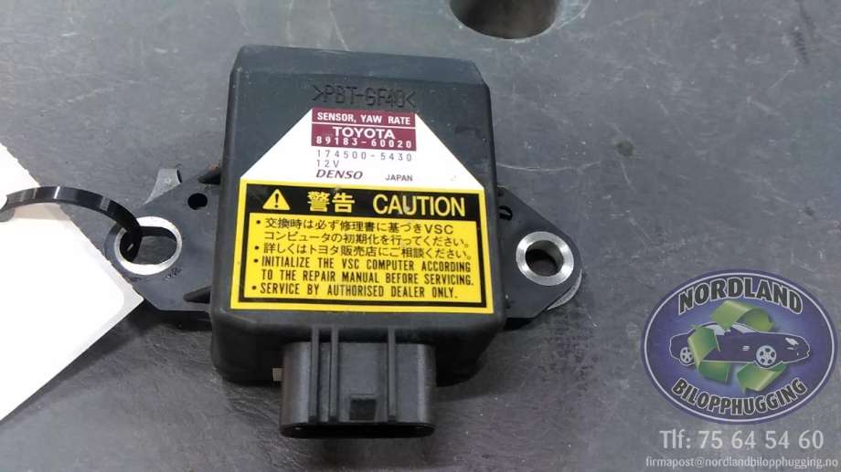 Sensor akselerasjonssensor/ESP DUO til Toyota Land Cruiser 120, 2002-2009  (8918360020)
