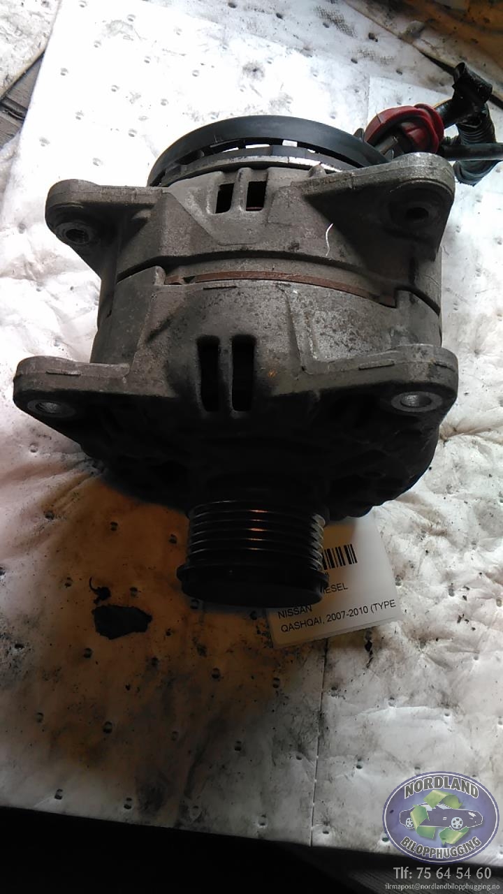 Dynamo diesel til Nissan Qashqai 2007-2010 (Type I, Fase 1)  