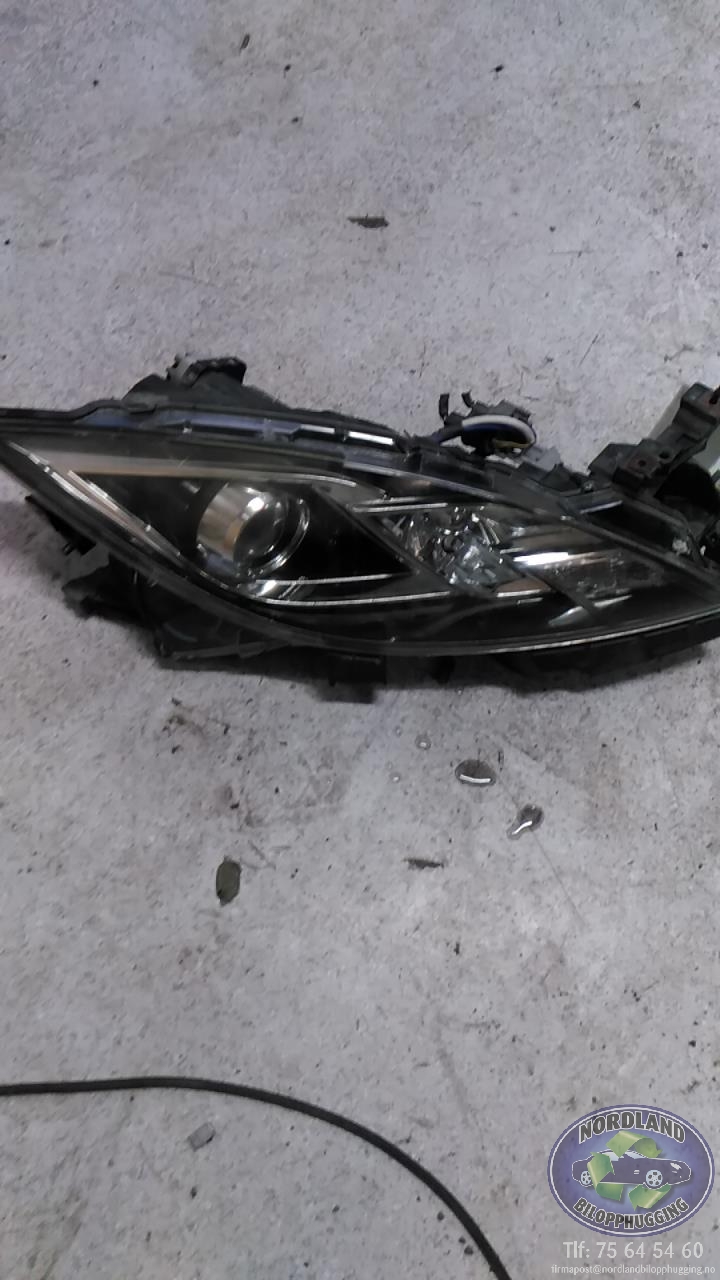 Frontlykt høyre xenon til Mazda 6 2008-2010 (Type II, Fase 1)  