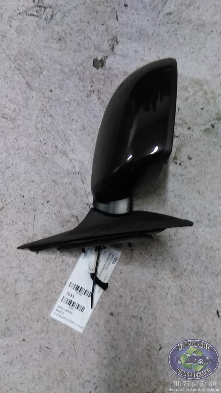 Speil høyre til Mazda 6, 2008-2010 (Type II, Fase 1)  