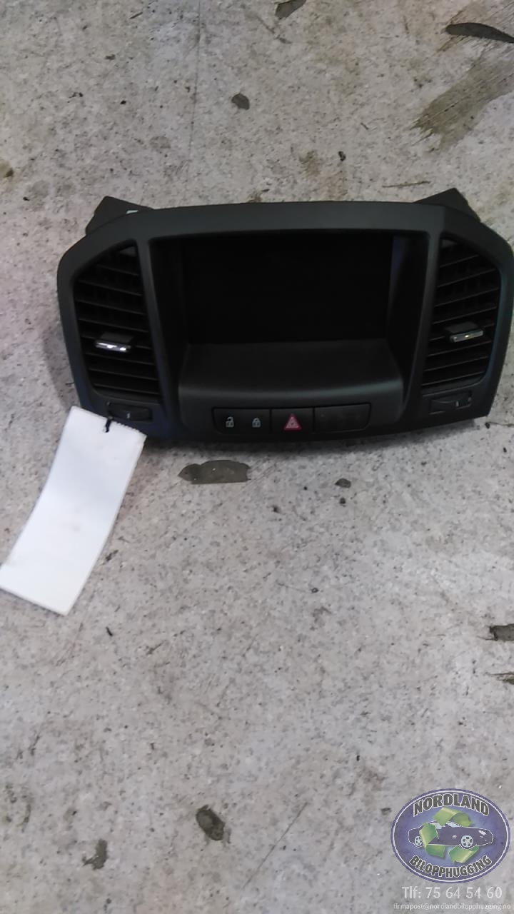 Bilstereo navigasjon skjerm til Opel Insignia A, 2009-2014  