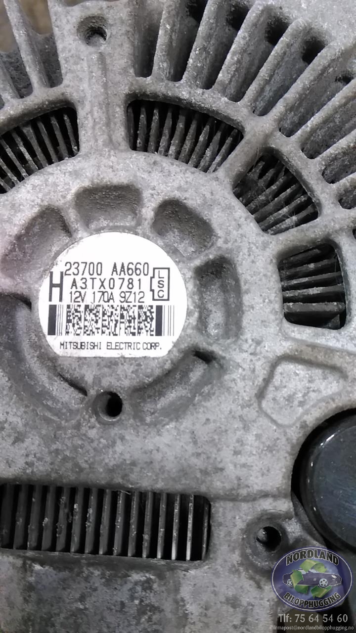 Dynamo diesel til Subaru Legacy 2009-2015 (23700|)