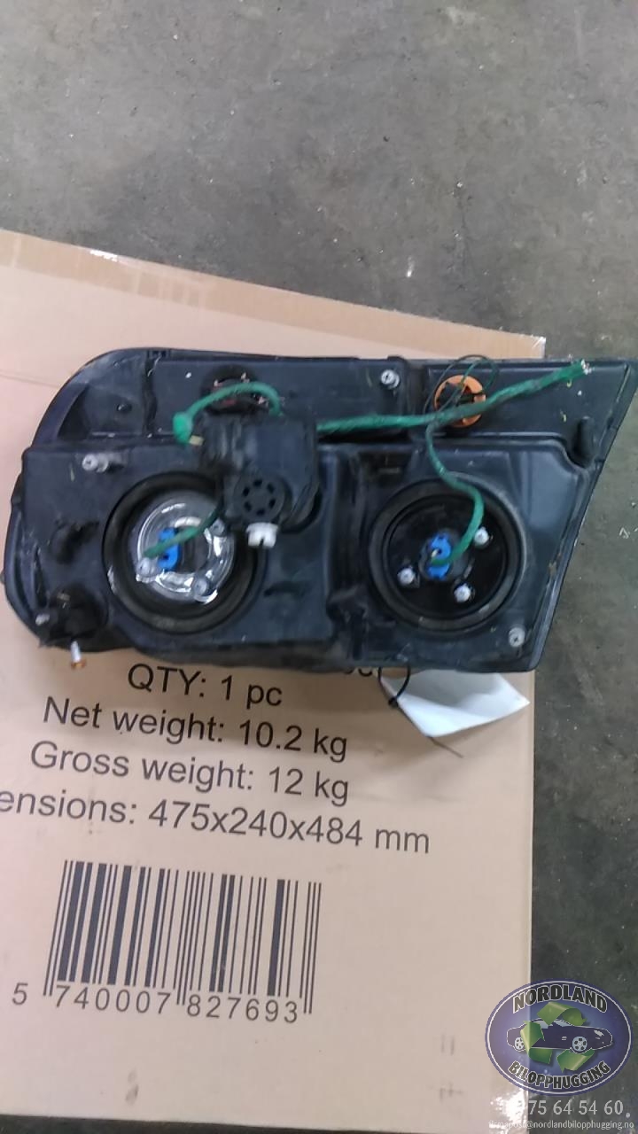 Frontlykt høyre halogen til Jeep Grand Cherokee 1999-2004