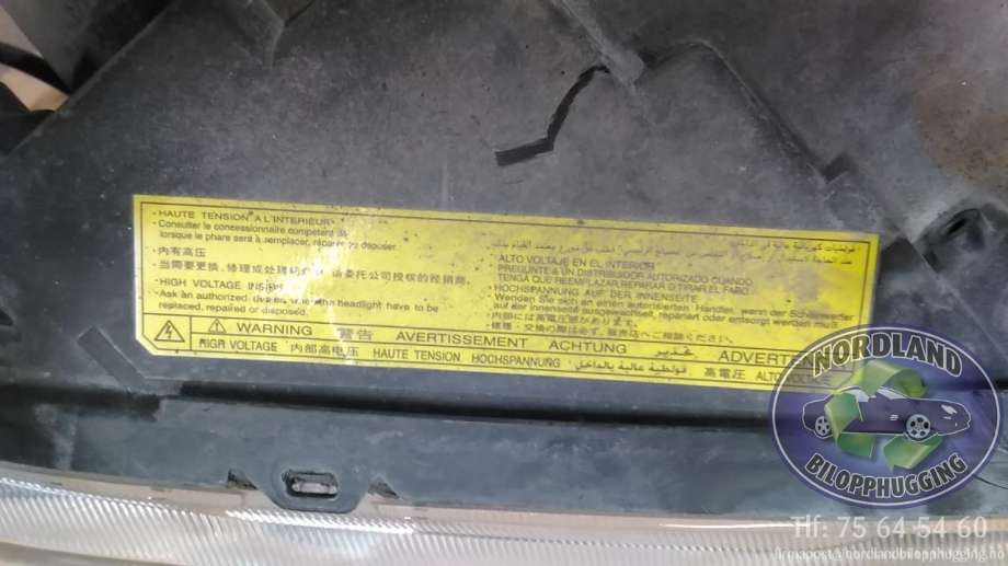 Frontlykt høyre xenon til Mitsubishi Outlander 2007-2010 (Type II, Fase 1)