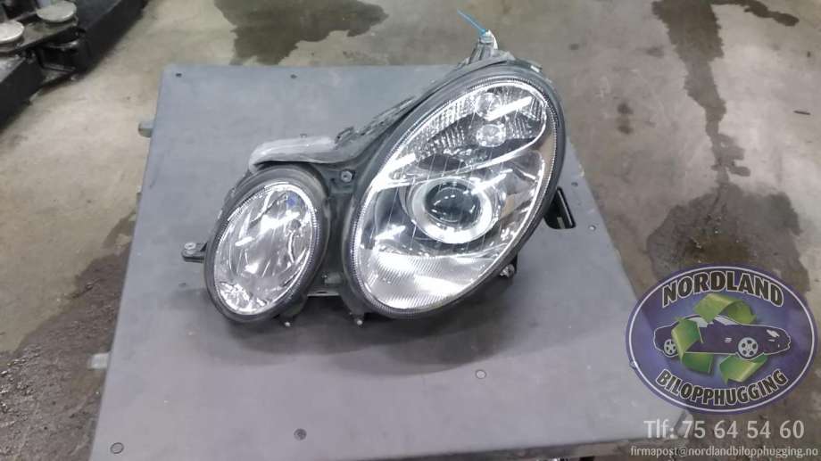 Frontlykt venstre halogen til Mercedes E-Klasse, 2002-2006 (Fase 1) (W211) (W211)
