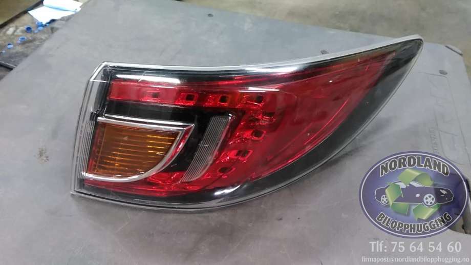 Baklykt høyre til Mazda 6, 2008-2010 (Type II, Fase 1)  