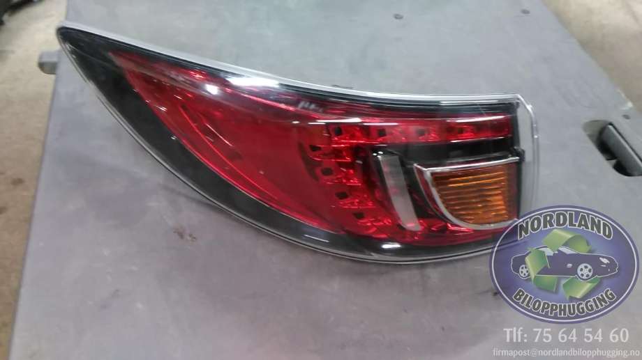 Baklykt venstre til Mazda 6, 2008-2010 (Type II, Fase 1)  