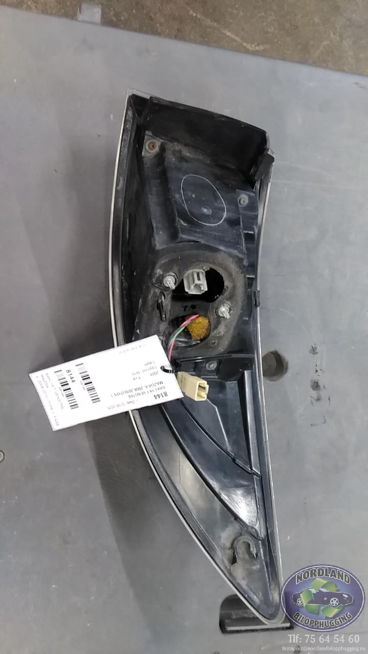 Baklykt venstre til Mazda 6 2008-2010 (Type II, Fase 1)