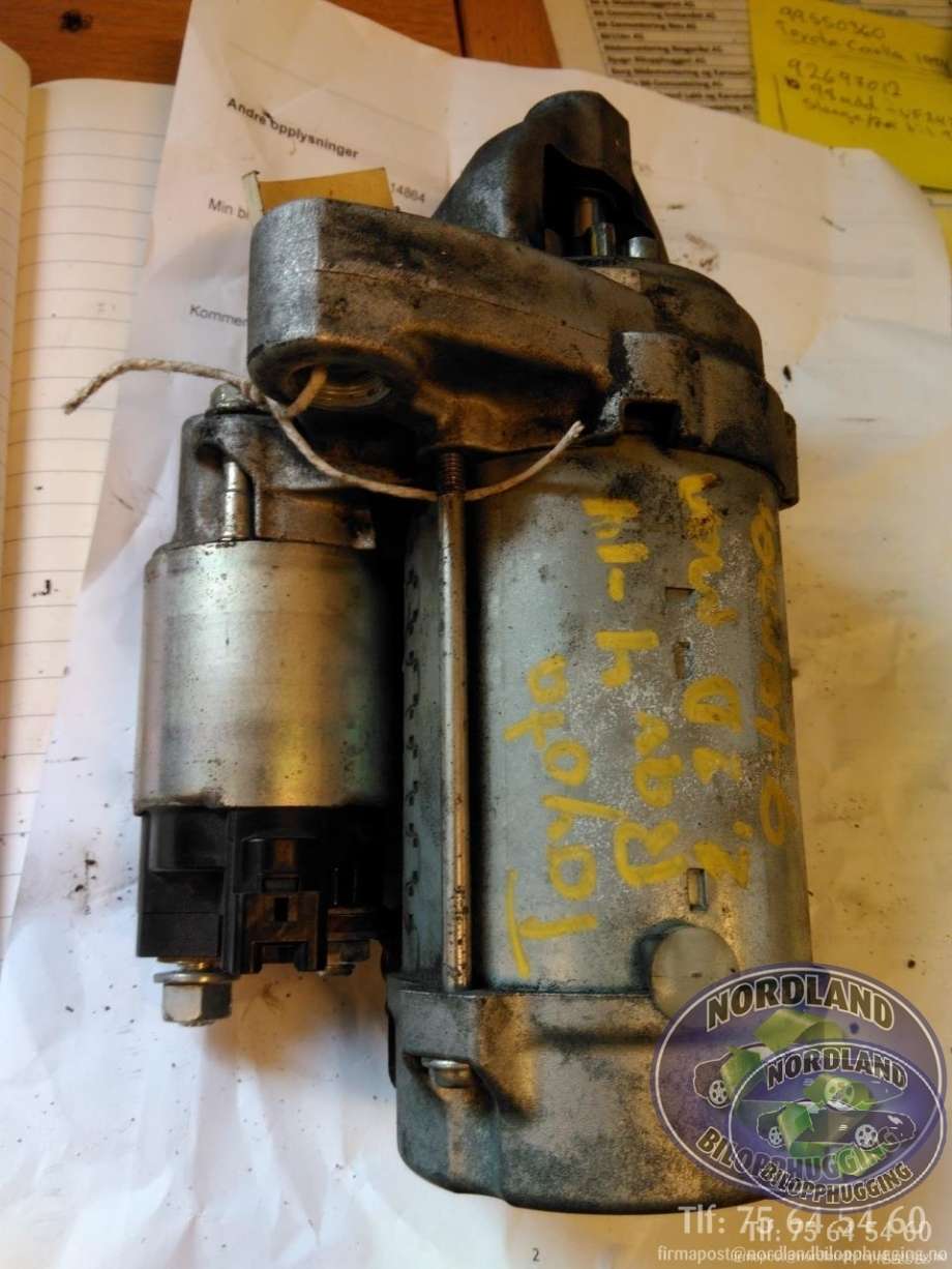 Starter diesel til Toyota RAV4 2013-2015 (Type IV, Fase 1)  (DENSO|28100-26180|)