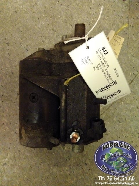 Starter diesel til Toyota Hiace 2001-2006 (Fase 2)