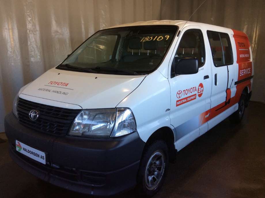Toyota Hiace 2007-2012 (Fase 3) , Motorkode: 2KD-FTV, Girkassekode: 