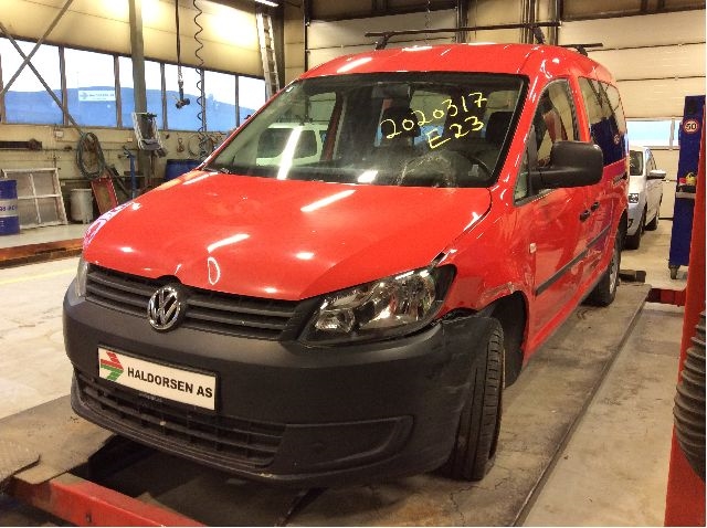 VW Caddy 2010-2015 (Type III, Fase 2) , Motorkode: CFHF, Girkassekode: 