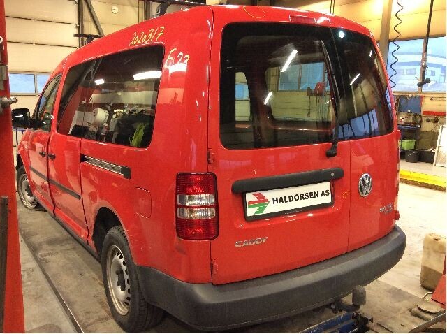 VW Caddy 2010-2015 (Type III, Fase 2) , Motorkode: CFHF, Girkassekode: 