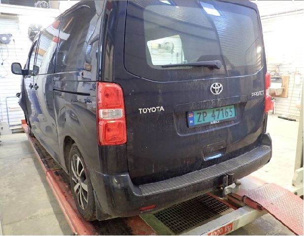 Toyota Proace 2016-->> (Type II) , Motorkode: 3WZ-HV, Girkassekode: 
