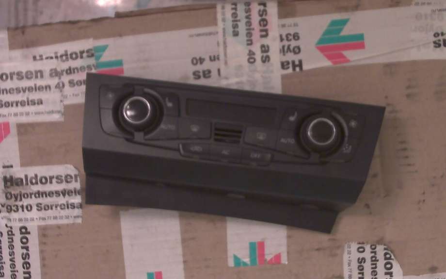 Varmeapparat betjening til Audi A4, 2007-2014 (Type IV) (B8) (B8) (AUDI A4|)