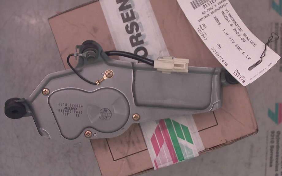 Viskermotor bakrute til Mazda 6 2002-2008 (Type I)  (MAZDA 6|)