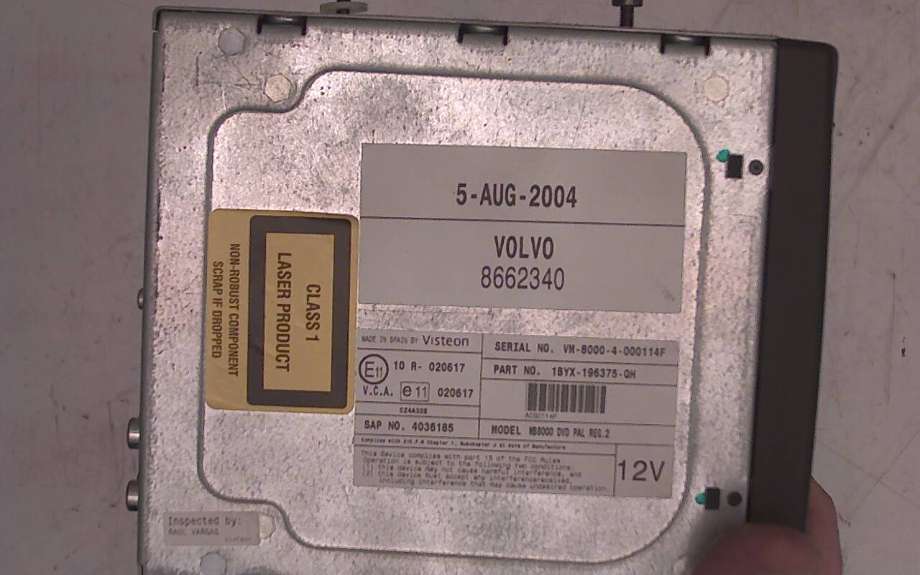 Bilstereo navigasjon spiller til Volvo XC90 2002-2006 (Type I, Fase 1) (VOLVO|8662340|)