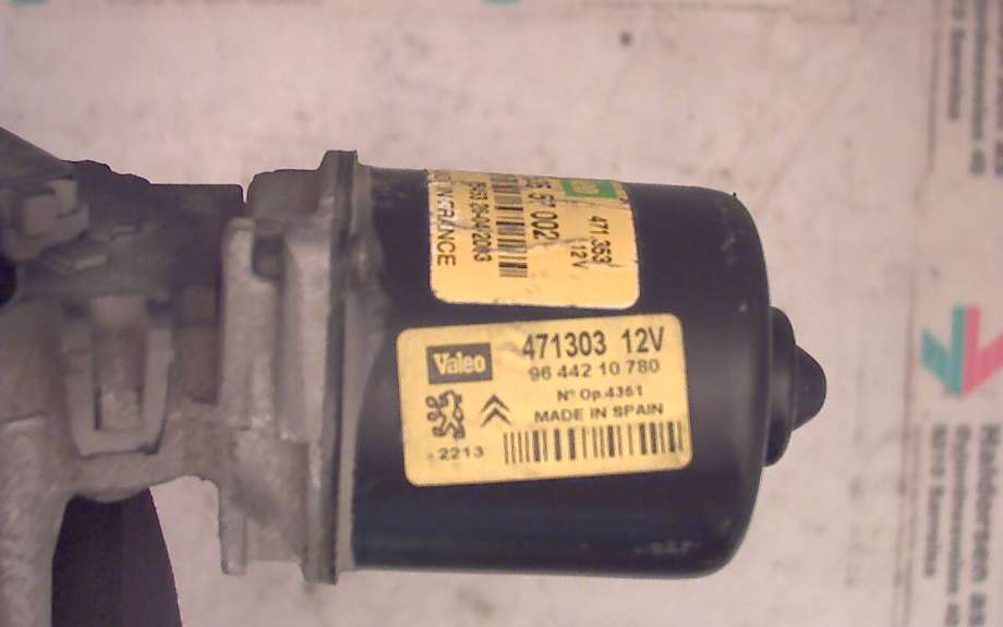 Viskermotor frontrute til Peugeot Partner 2002-2008 (Type I, Fase 2)  (PEUGEOT PARTNER||471303|9644210780)