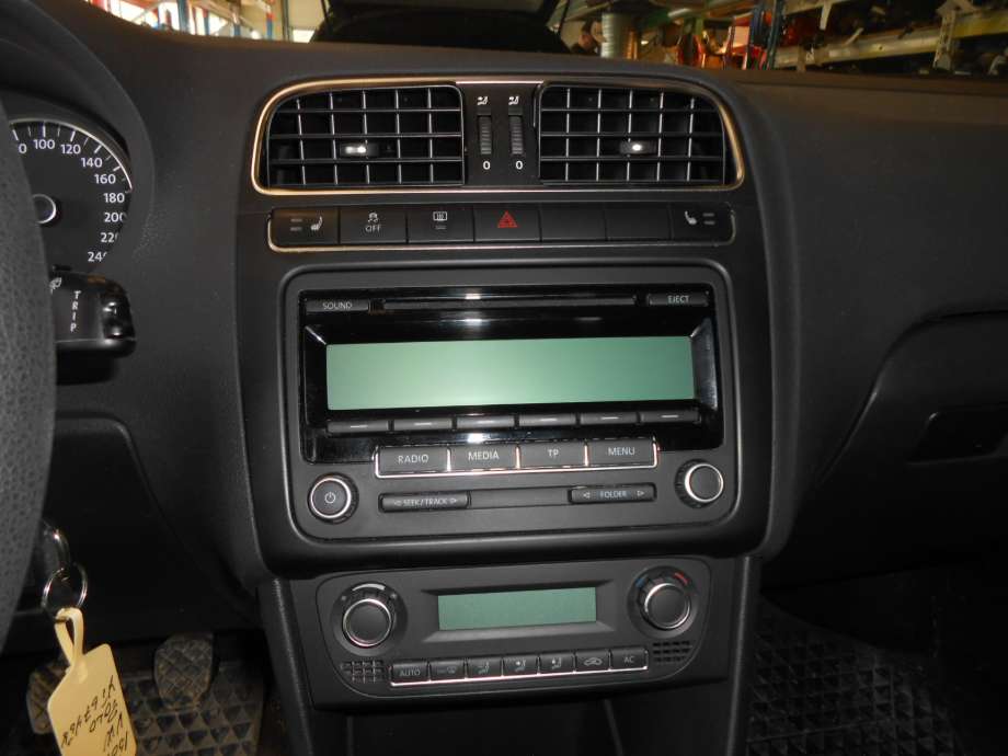 Varmeapparat betjening til VW Polo, 2009-2014 (Type V, Fase 1)  (VOLKSWAGEN|6R0.907.044 A)