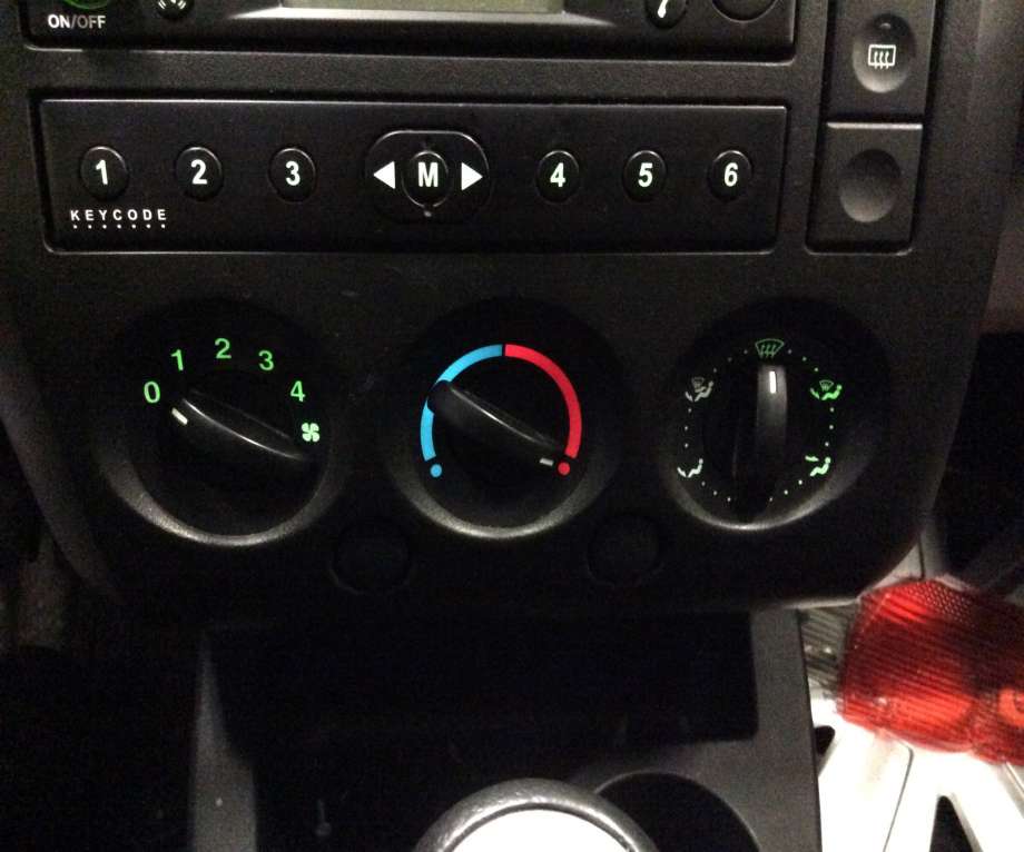 Varmeapparat betjening til Ford Fiesta, 2002-2008 (Type V) (FORD|)