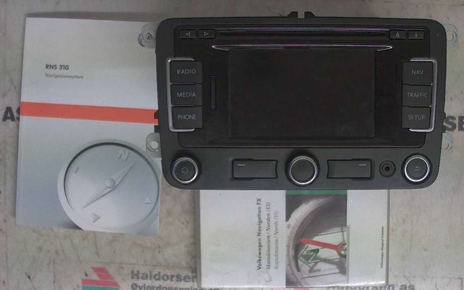 Bilstereo navigasjon til VW Touran 2007-2010 (Type I, Fase 2)  (VOLKSWAGEN|3C0 035 270|)