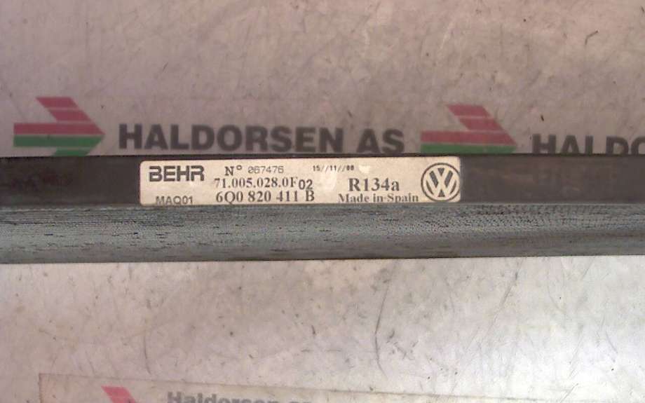 Aircondition radiator til Škoda Fabia 2000-2007 (Type I) (SKODA FABIA|6Q0 820 411 B|)