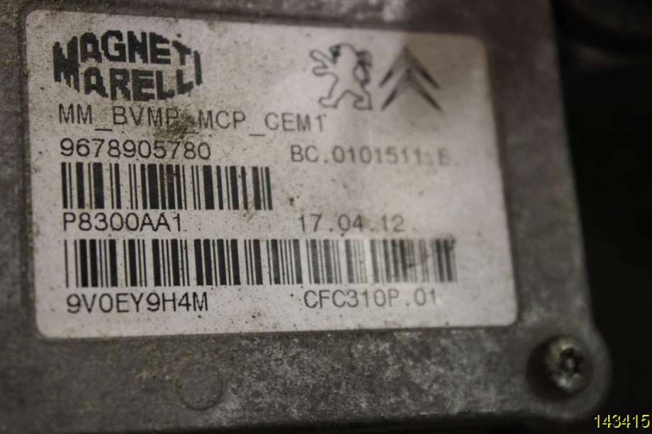 Girkasse automat til Peugeot Partner 2008-2015 (Type II, Fase 1) (PEUGEOT|2231 T1|)