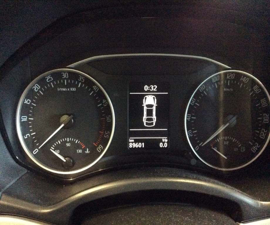 Instrumentpanel til Škoda Octavia, 2009-2013 (Type II, Fase 2)  (SKODA|1Z0 920 843 SVD1)