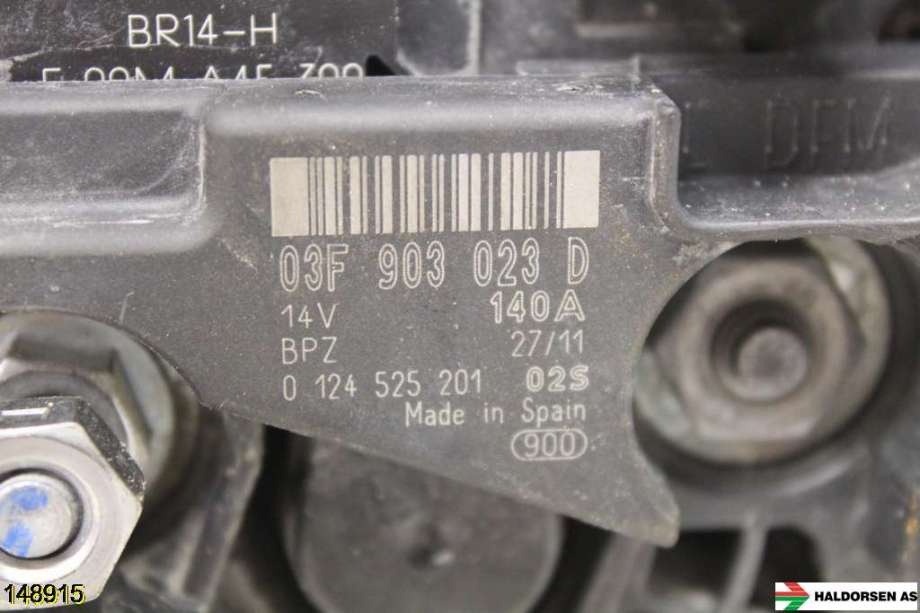 Dynamo til Škoda Yeti 2009-2013 (Fase 1)  (SKODA||03F 903 023 D)