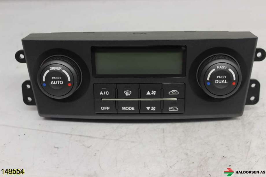 Varmeapparat betjening til Kia Sorento, 2003-2009 Type I (KIA|97250-3E261 9W)