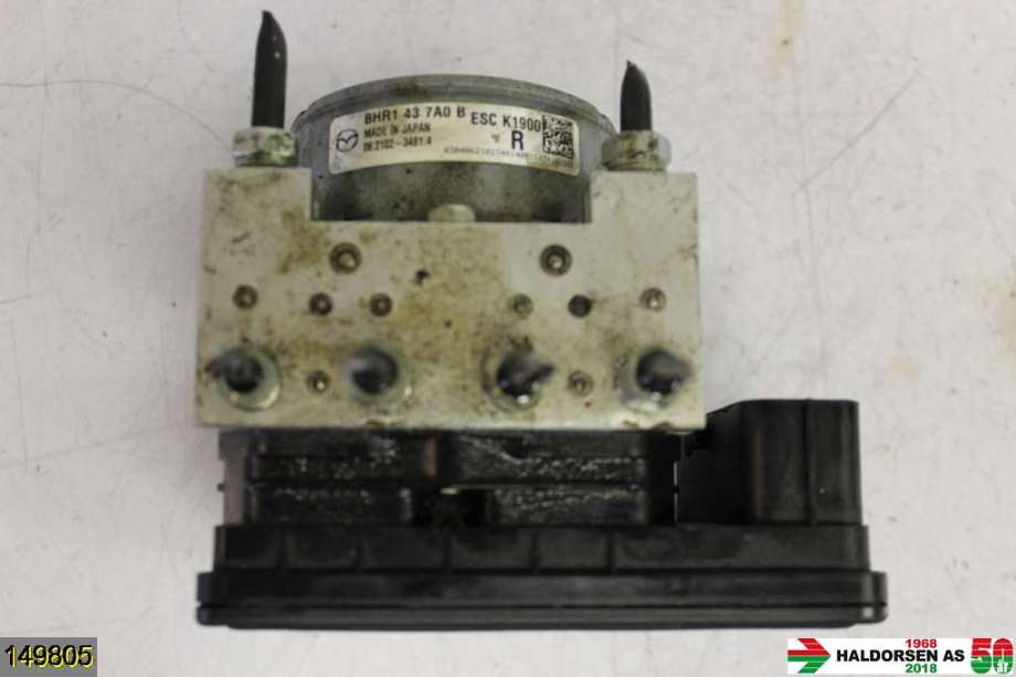 ABS sentral til Mazda 3 2013-2016 (Type III, Fase 1)  (MAZDA|BHR1 43 7AO B|06.212-3481.4|)
