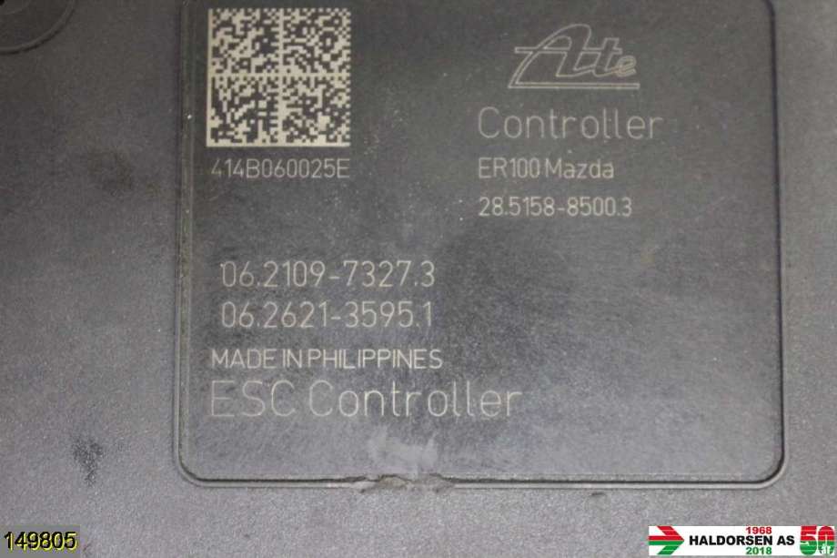 ABS sentral til Mazda 3 2013-2016 (Type III, Fase 1)  (MAZDA|BHR1 43 7AO B|06.212-3481.4|)