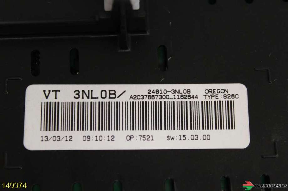 Instrumentpanel til Nissan Leaf 2011-2017 (Type I)  (NISSAN|24810-3NLOB|)