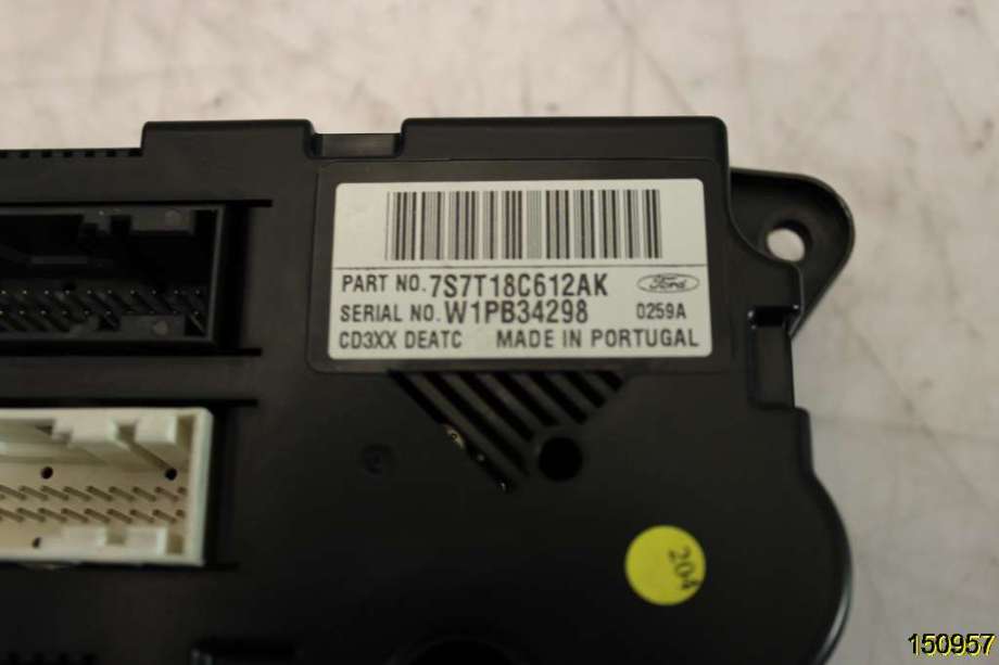 Varmeapparat betjening til Ford Mondeo 2007-2010 (Type IV, Fase 1)  (FORD|7S7T18C612AK|)