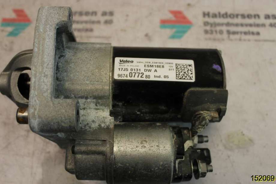 Starter diesel til Citroën C4 2011-2017 (Type II) (CITROEN|17J5 0131 DW A|)
