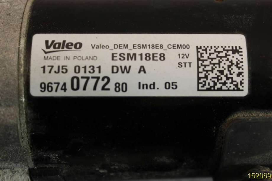 Starter diesel til Citroën C4 2011-2017 (Type II) (CITROEN|17J5 0131 DW A|)