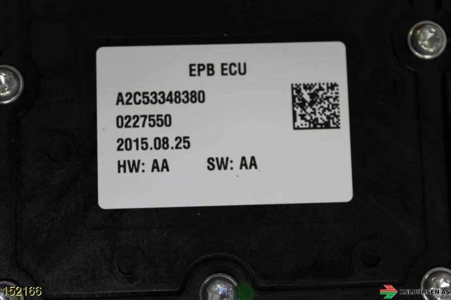 Håndbrekk/parkbrems elektrisk, fra bakstilling til Citroën C4 2011-2017 (Type II)  (CITROEN|96 729 846 80|0 204 007 471|)