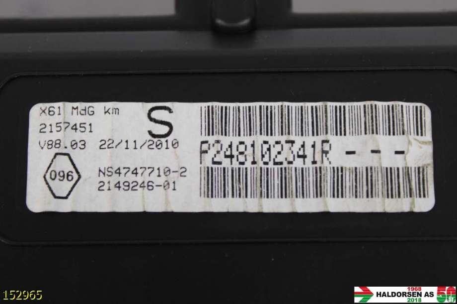 Instrumentpanel til Renault Kangoo 2008-2021 (Type II)  (RENAULT|)