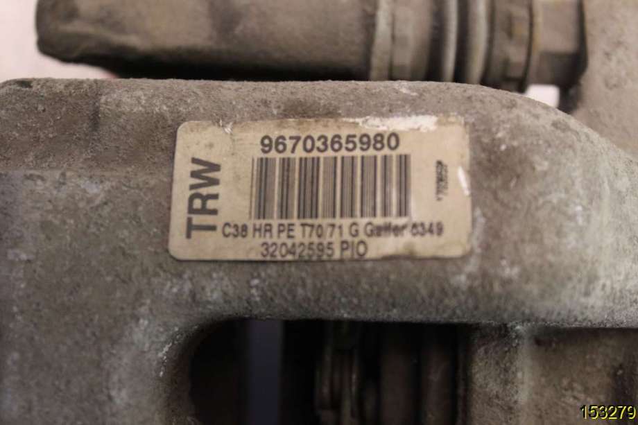 Bremsecaliper venstre bak til Peugeot 308 2011-2013 (Type I, Fase 2) (PEUGEOT|4401 N6|)