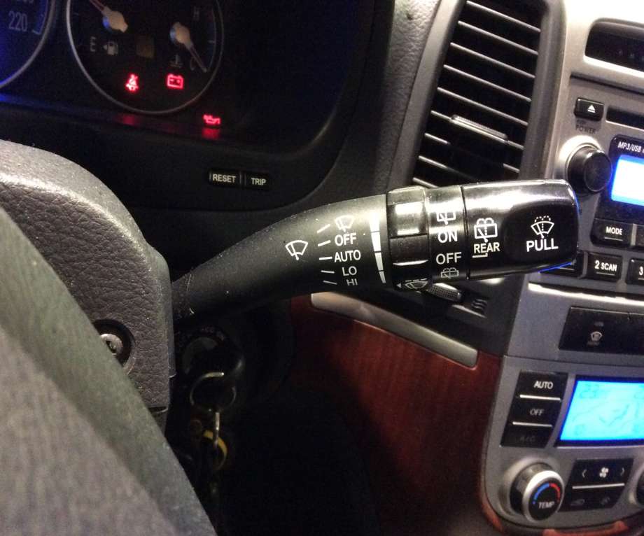 Bryter visker til Hyundai Santa Fe 2006-2009 (Type II, Fase 1) (HYUNDAI|93420 2B100|)