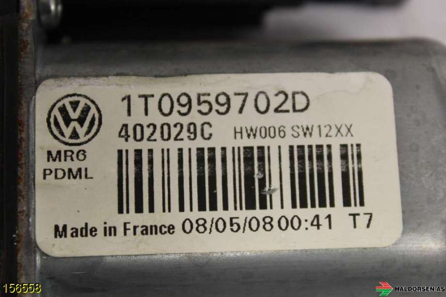 Ruteheis høyre foran til Škoda Octavia 2005-2008 (Type II, Fase 1)  (SKODA|1T0 959 702 E Z1Y|)