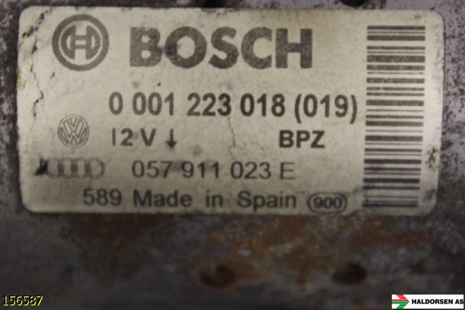 Starter diesel til Audi A8 2003-2010 (Type II) (AUDI|057 911 023 E|0 001 223 018 (019)|)