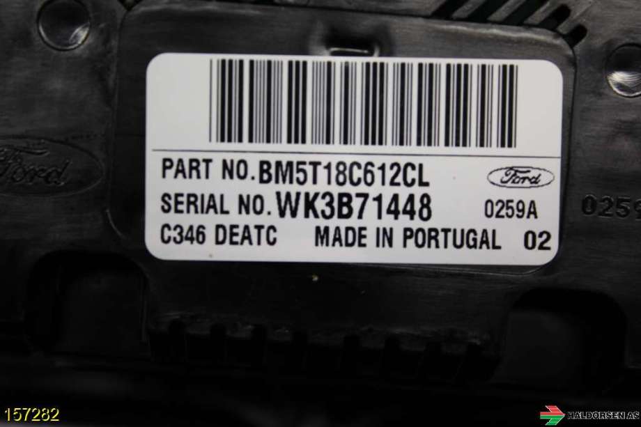 Varmeapparat betjening til Ford Focus 2011-2014 (Type III, Fase 1)  (FORD|BM5T-18C612-CM|1866942|)