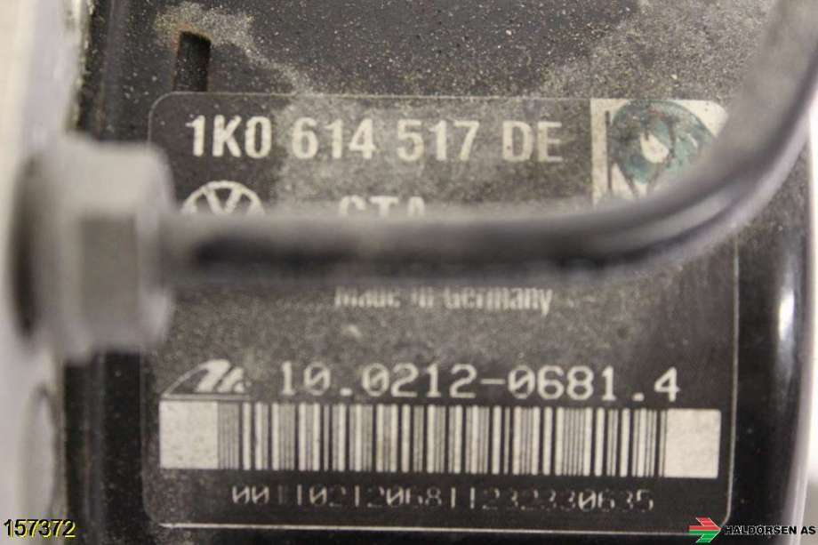 ABS sentral til VW Caddy 2010-2015 (Type III, Fase 2)  (VOLKSWAGEN|1K0 614 517 DE BEF|1 KO 614 517 DE|)